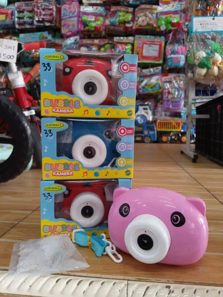 mainan anak bubble camera