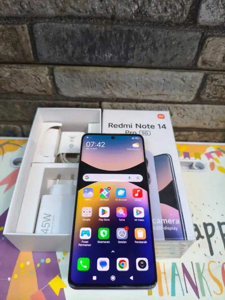 Redmi Note 14 Pro 5G 8/256 Lengkap Orian
