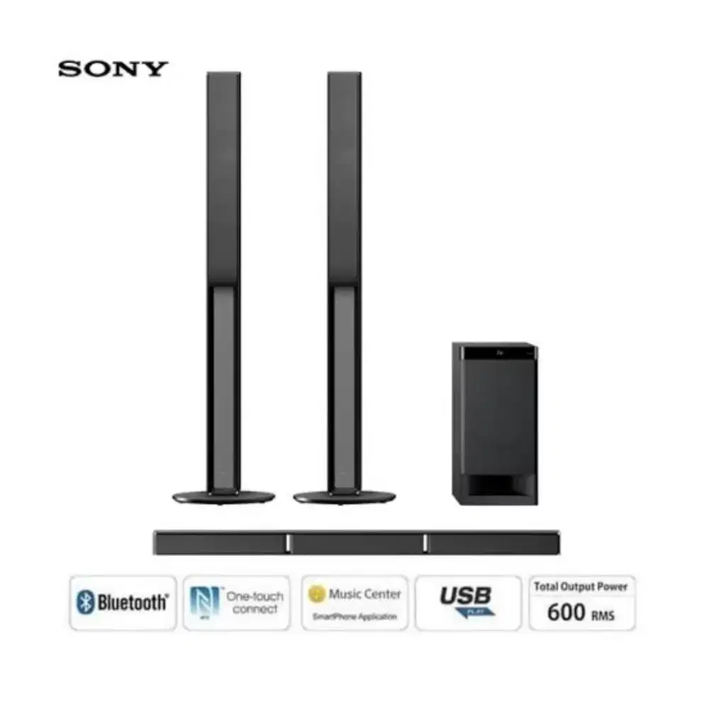 Home Theatre Sony HT-RT40, Mulus Seperti Baru, Dolby Digital 5.1,Nego