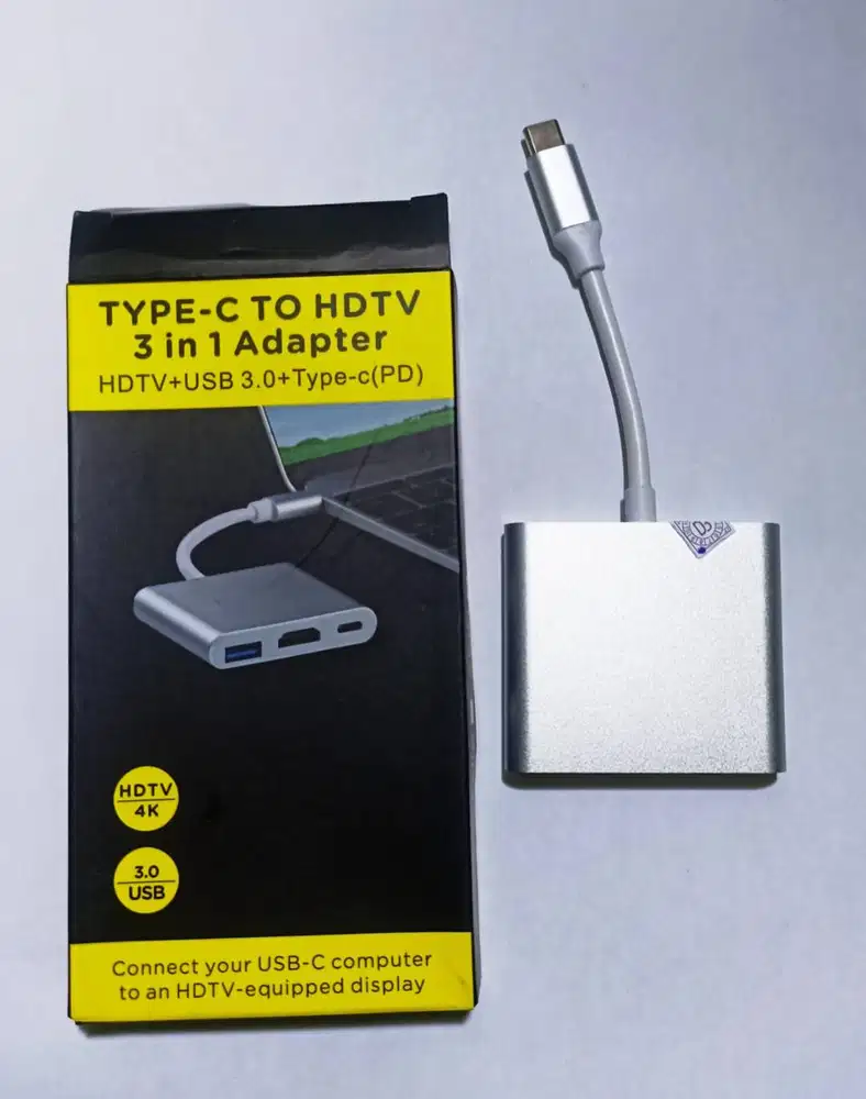 TYPE C 3in1 MULTIPORT HDMI/USB3.0/TYPEC ADAPTER