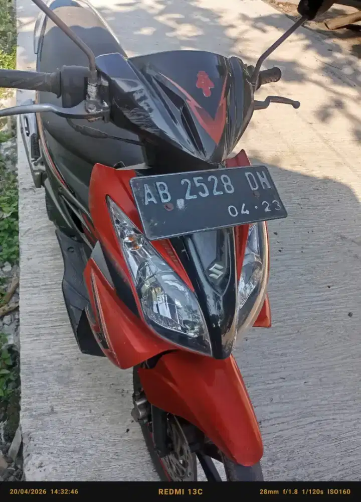 Suzuki skywave THN 2008 plat AB sleman