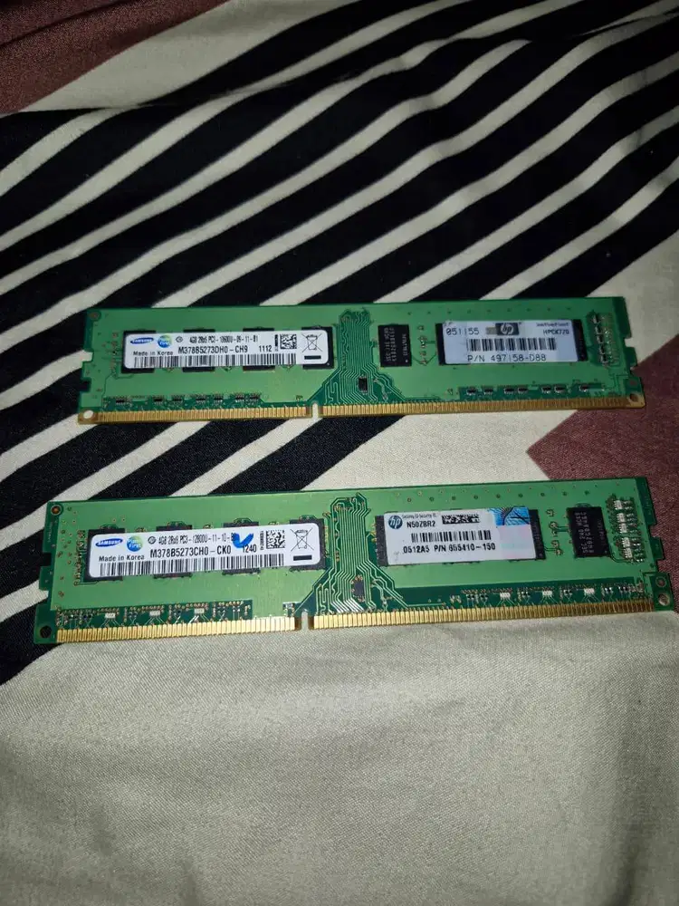 RAM PC DDR3 PC3-12800U 2 X 4GB (8GB)