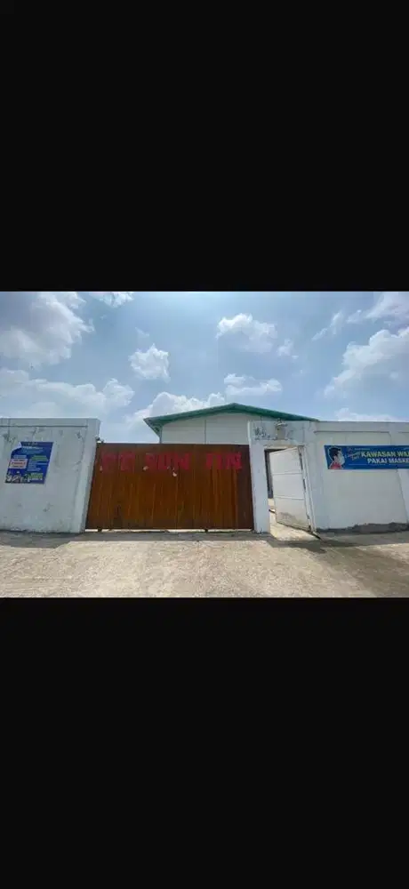 Jual pabrik majalaya