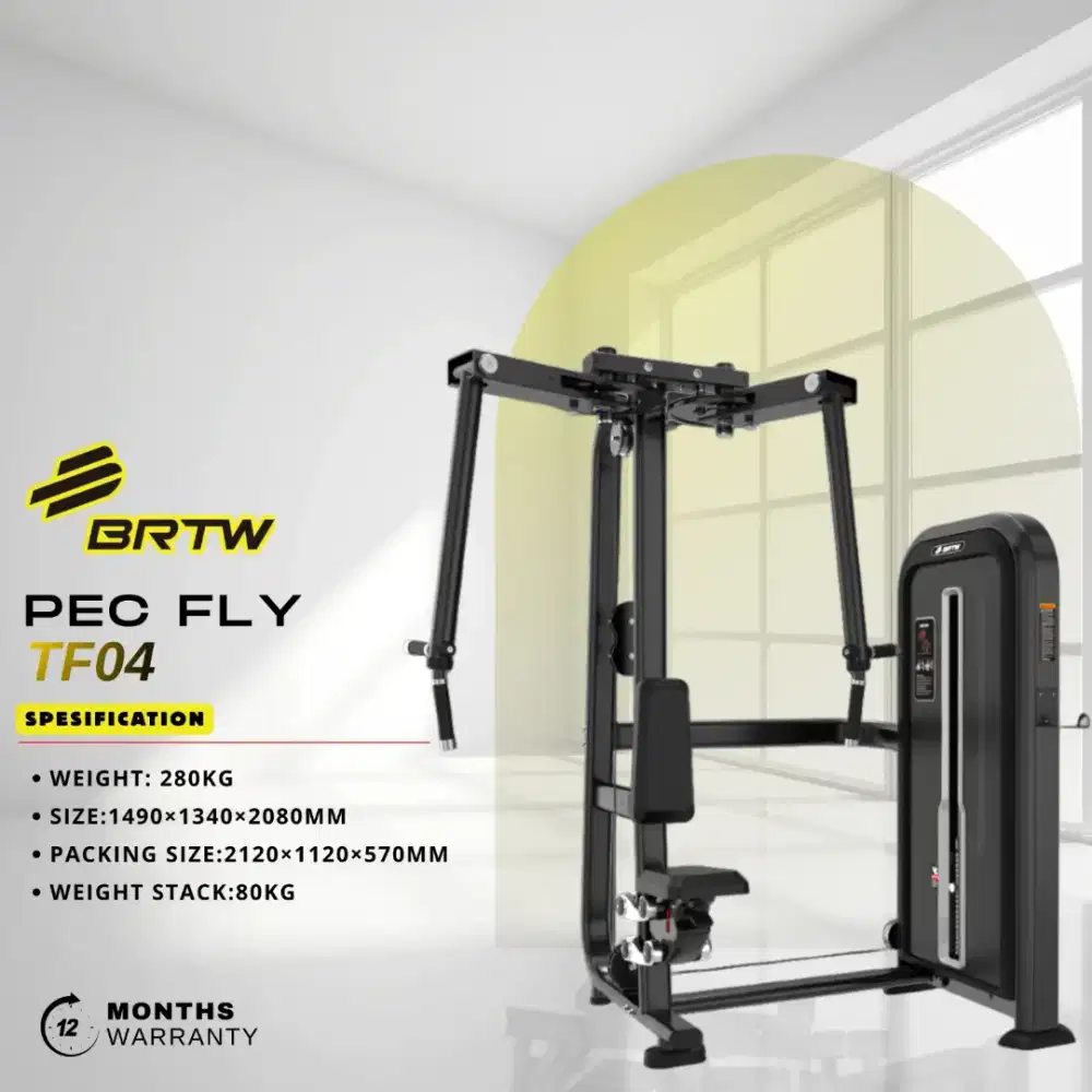 Pec Fly BRTW TF04 Alat Fitness Gym Commercial