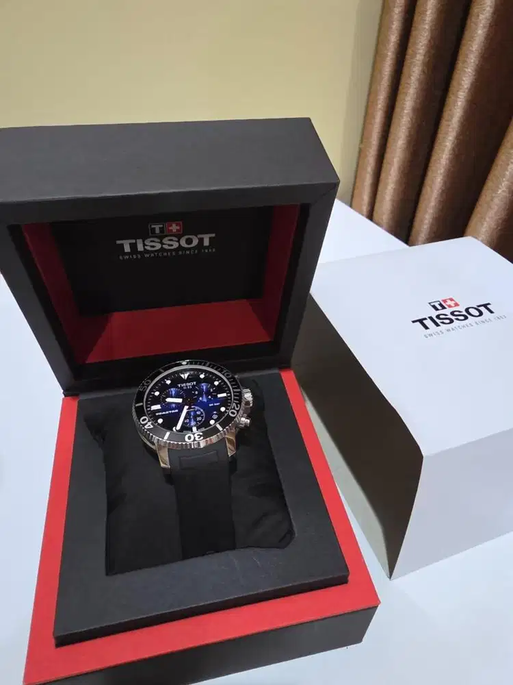 jam Tissot Seastar 1000 quartz rubber