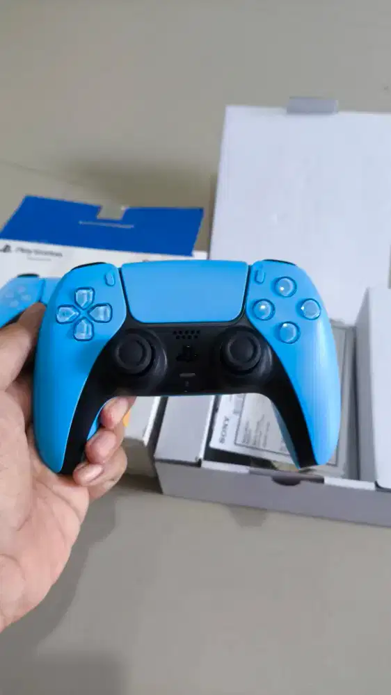 Stik dualsense ds5 ps5 ori indo biru muda
