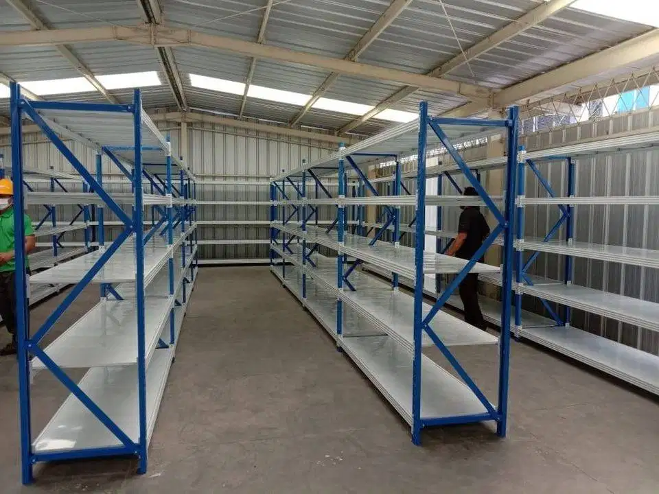 Rak Gudang Besi Baja Light Duty Tahan Beban 250 Kg Perambalan