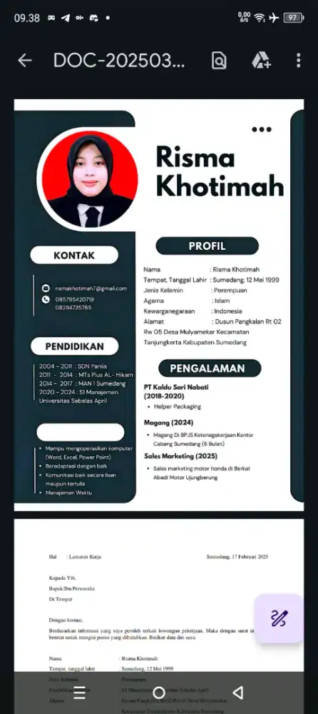 Nyari kerja lulusan S1