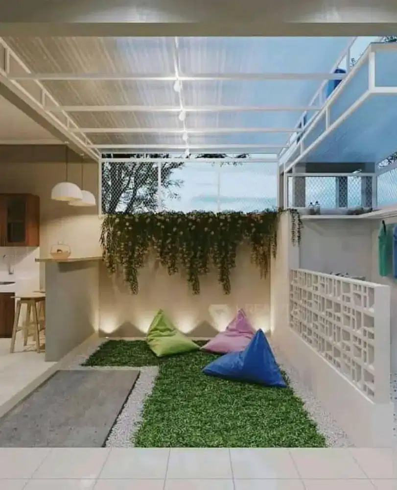 Teras kekinian  atau aestetik