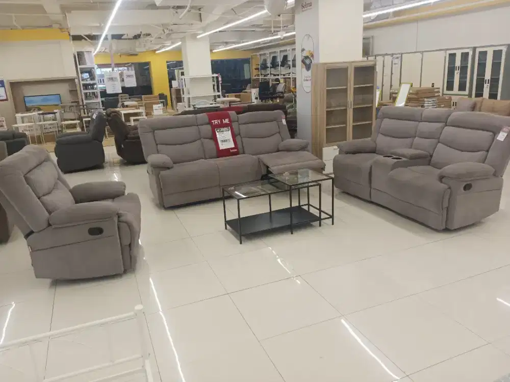 SOFA SET RECLINER MURAH