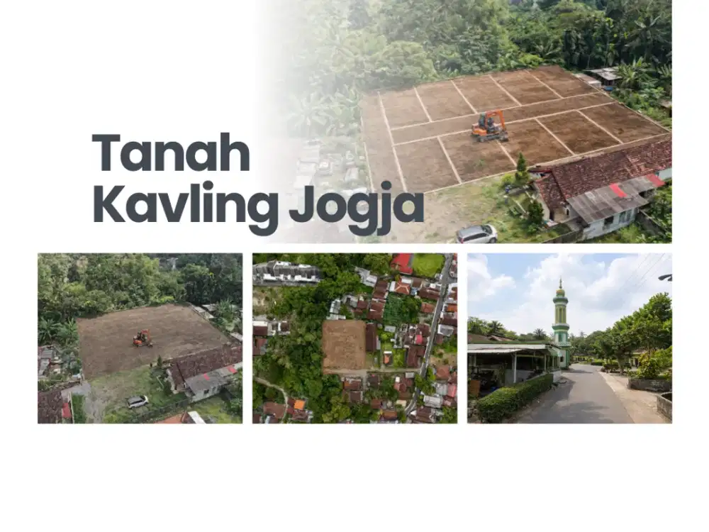 Tanah Murah 280Jt, Bangun Rumah Sendiri Di Tempel Jogja Lebih Murah
