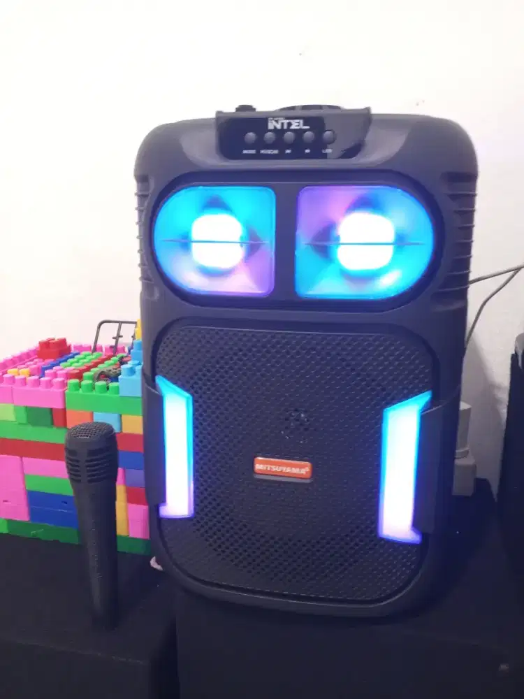 Speaker bluetooth karaoke 8 in wireless