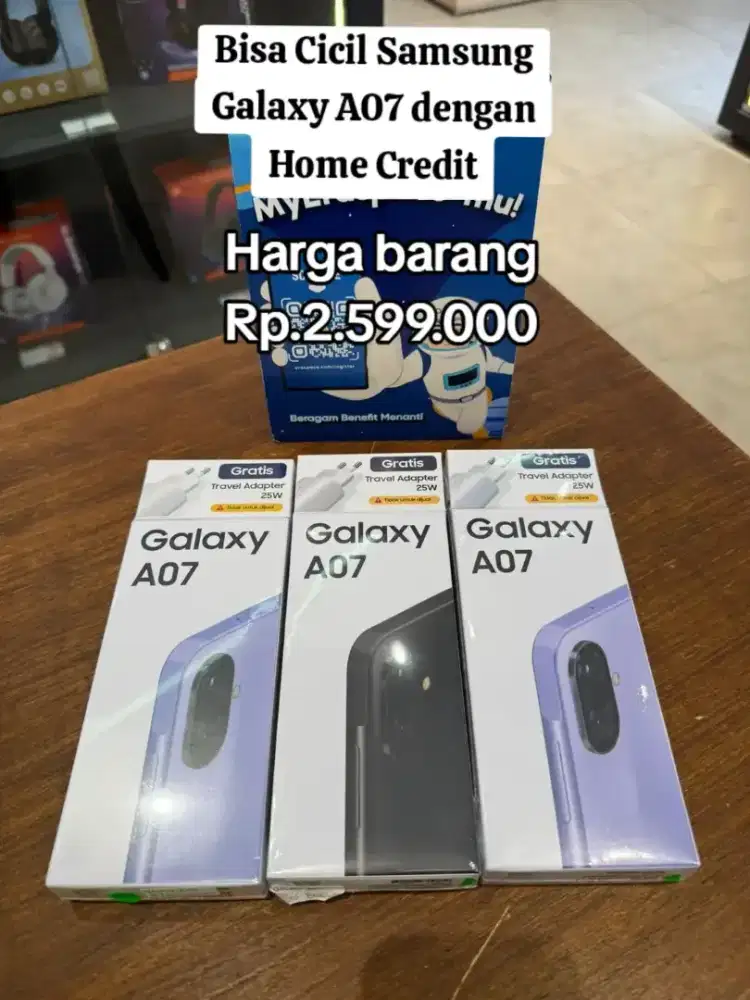 Bisa cicil samsung galaxy A07 dengan Home Credit