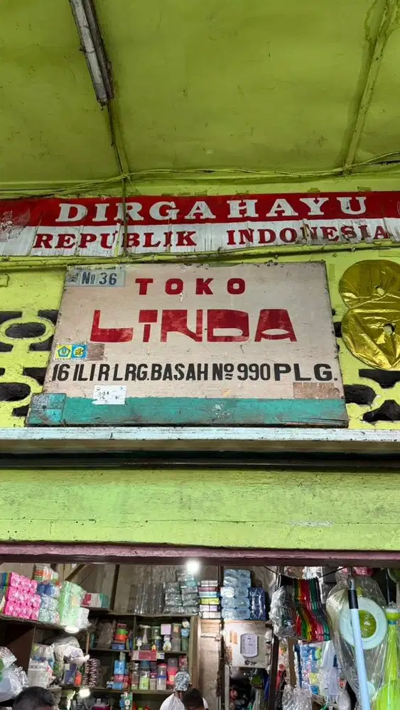Ruko / Kios pasar Lorong Basah Ilir Timur I