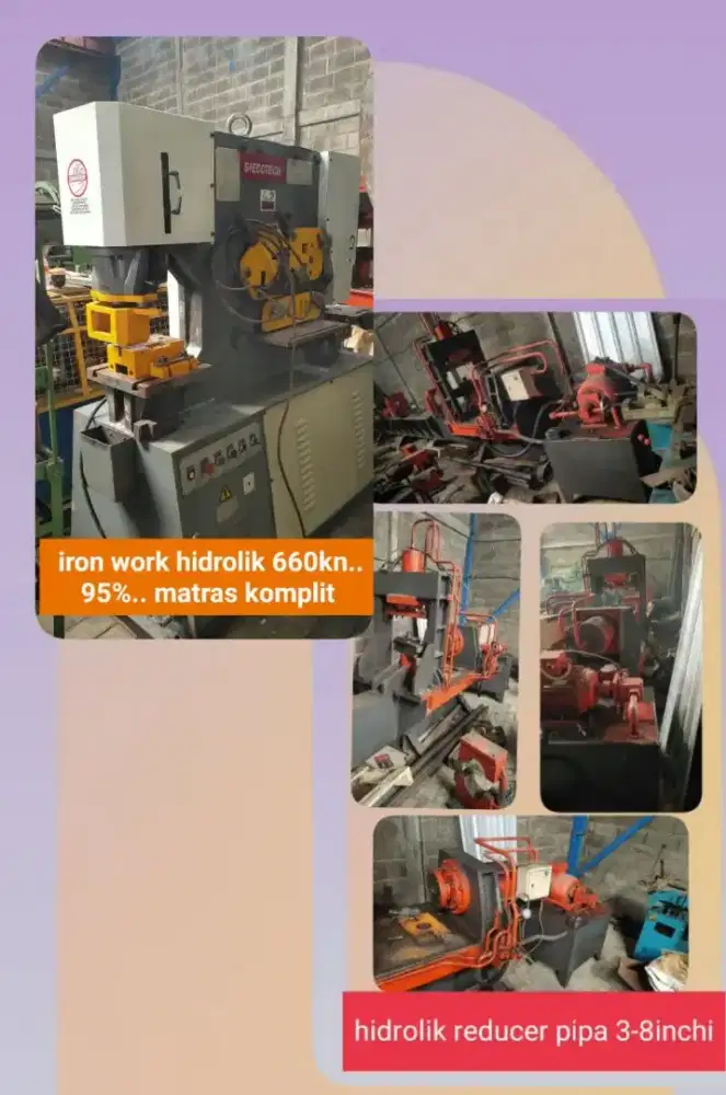 Reducer pipa 3-8inchi n iron work