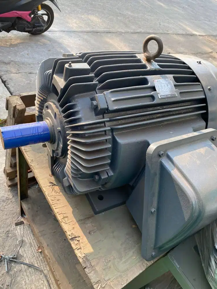 dinamo TECO 75hp 4pole 55kw elektro motor penggerak 1400 rpm taiwan