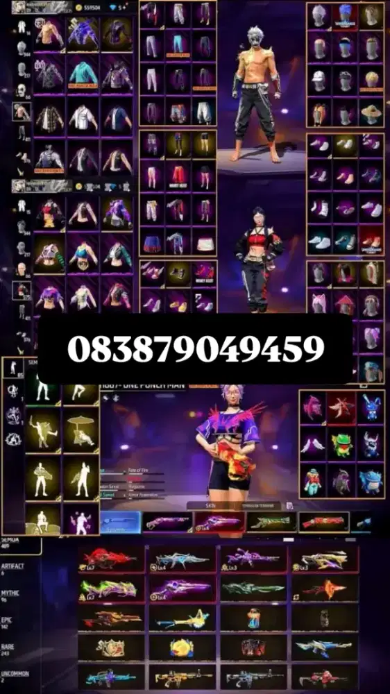 AKUN FF SULTAN TERMURAH