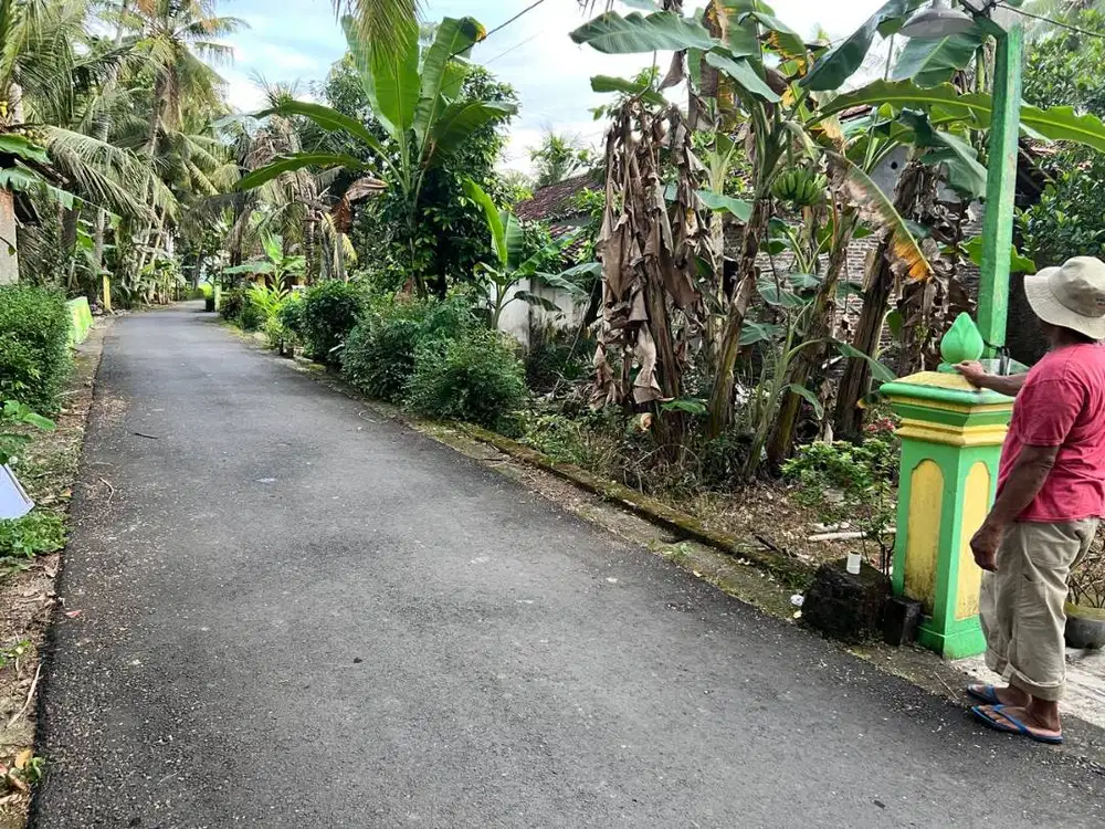 Diijual Tanah Lingkungan Asri Luasan kecil, Mangku Aspal di Temon