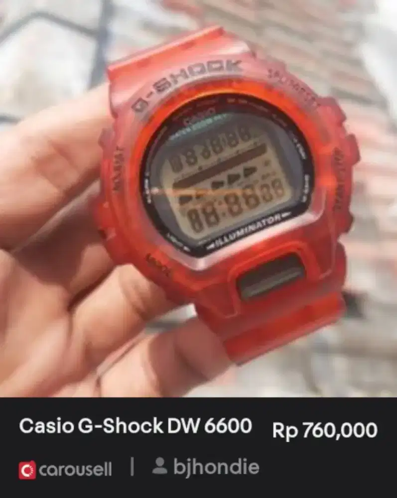 Casio G-Shock DW 6600