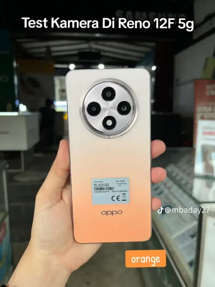 OPPO RENO 12F 5G RAM 12/256 STOCK SISA ORANYE BARANG TERBATAS YA