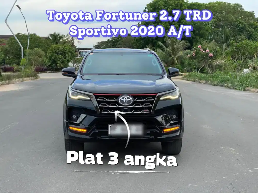 DIJUAL Toyota Fortuner 2.7 SRZ TRD SPORTIVO 2020 Mulus Banget