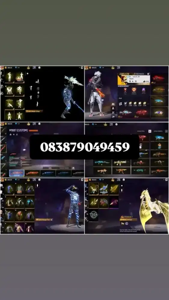 READY AKUN FF SULTAN