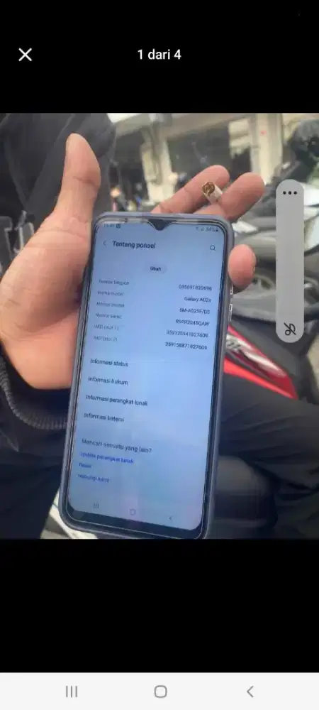 Samsung a02s  versi Android 12