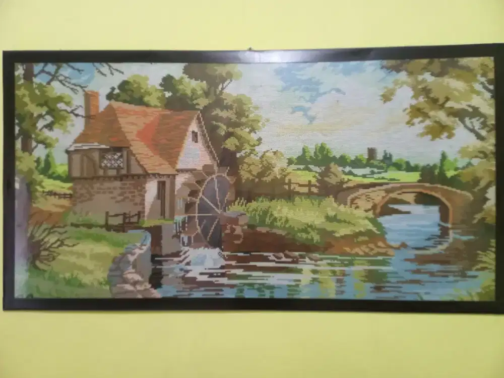 Lukisan kristik Antik Rumah Kincir