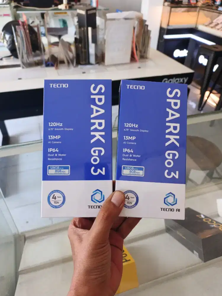 Fast respon WA Tecno Spark GO3 4+4/128 Garansi resmi 13bln