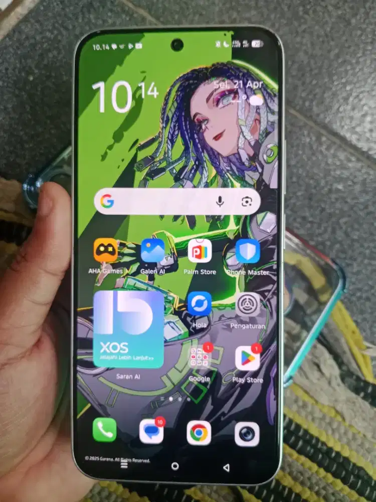 Infinix hot 60 Pro NFC ram 8/256 amoled nominus siap pakai cakep