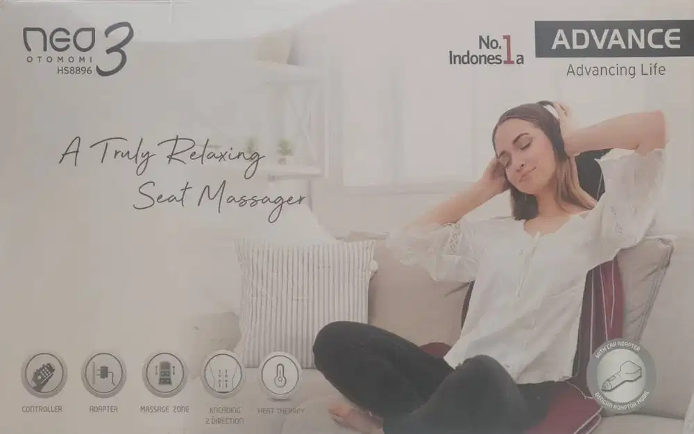 ADVANCE Neo Otomo 3 HS8896 – Seat Massager Premium untuk Relaksasi