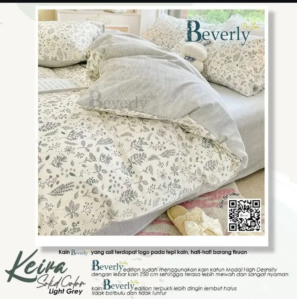 Seprei keira katun dingin premium