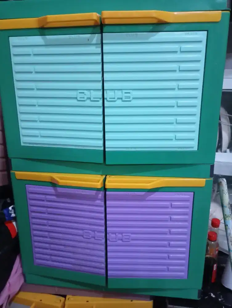 Dijual CEPAT lemari plastik 2 tingkat