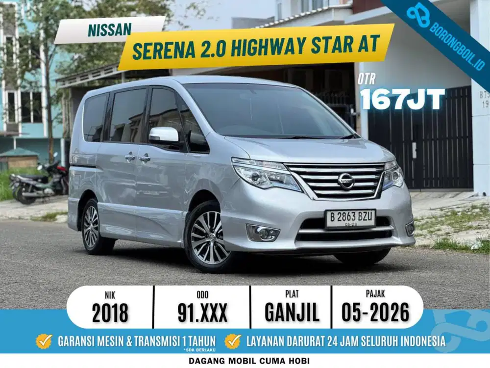 [TERMURAH] Serena HWS AT 2018