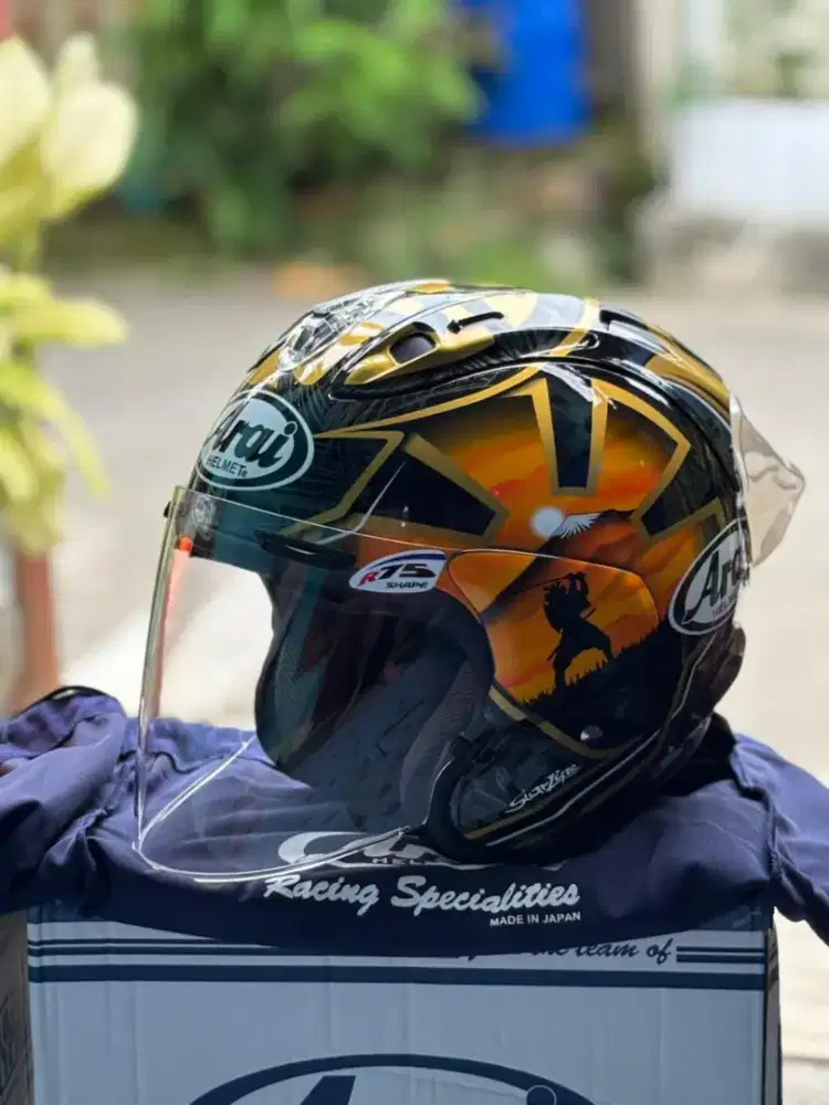 Arai VZ Ram Pedrosa Samurai Gold King Copy Malaysia