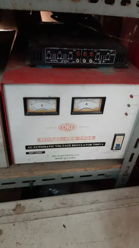 Stabilizer Listrik 7500VA OKI AVR 7500 Heavy Duty