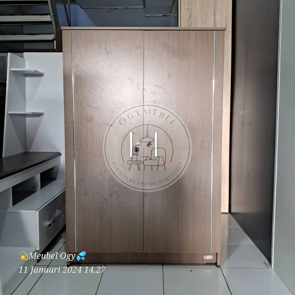 PROMO LEMARI PAKAIAN ANAK 2 PINTU MERK ACTIV SALE TERMURAH TERLARIS