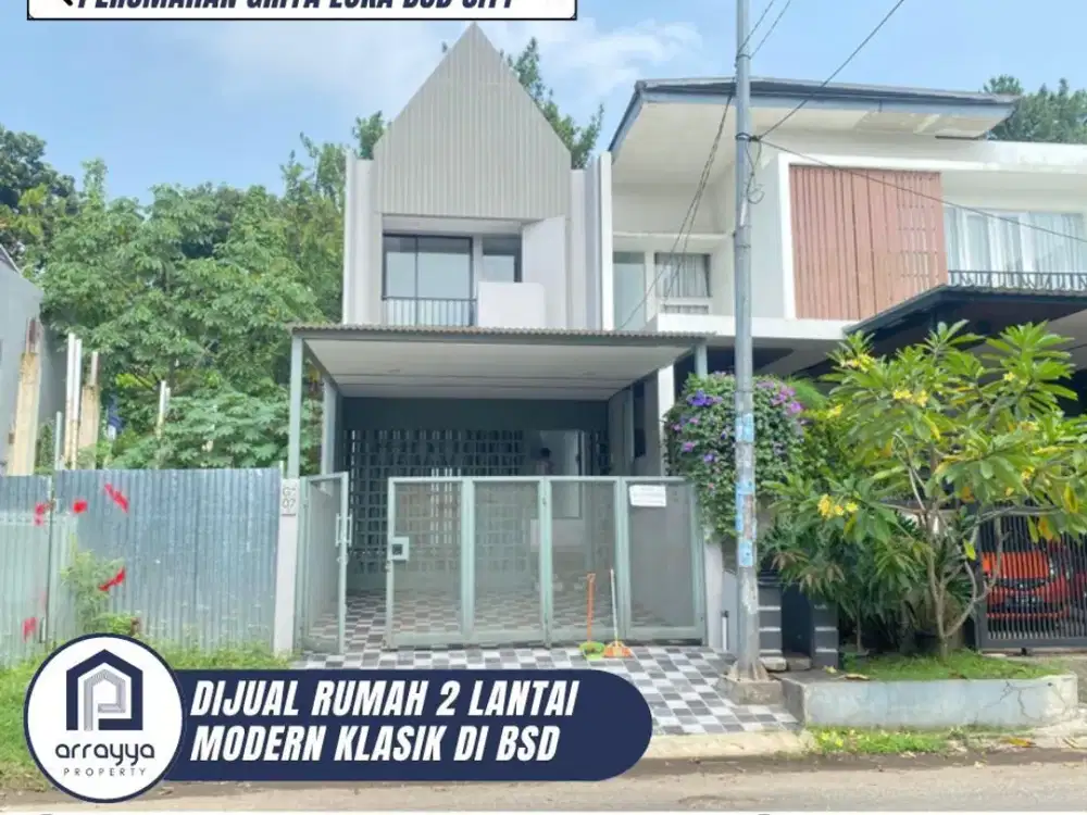 RUMAH 2 LANTAI SIAP HUNI DI GRIYA LOKA BSD 'MRB26'