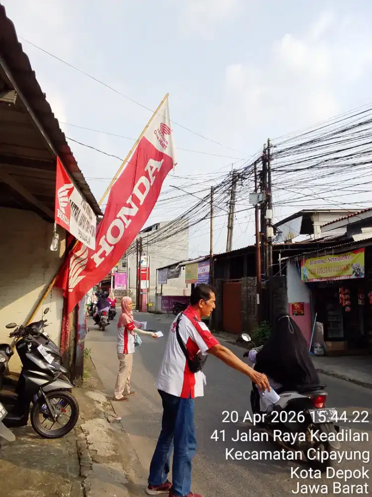 Lowongan Sales Motor Honda kerja 4 jam sehari