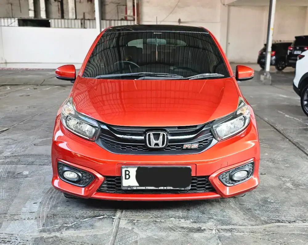 Mulus Tangan 1 Honda Brio RS AT Matic 2018 Orange Gress Siap Pakai