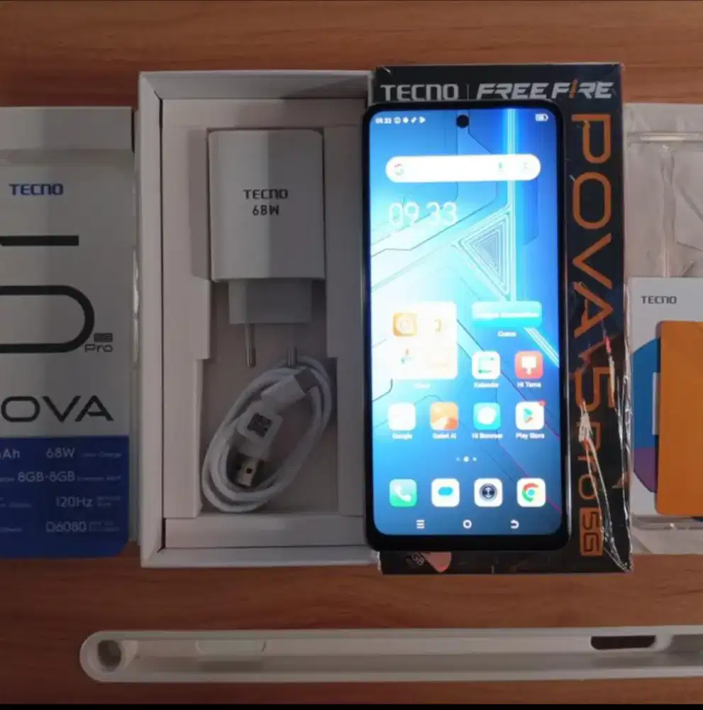 Tecno Pova 5 pro fullset 5G Ram 8/256