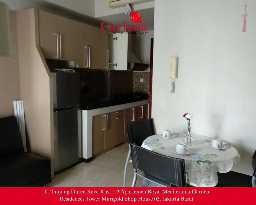 Sewa Apartemen 1 BR Furnished Royal Mediterania Garden Residences