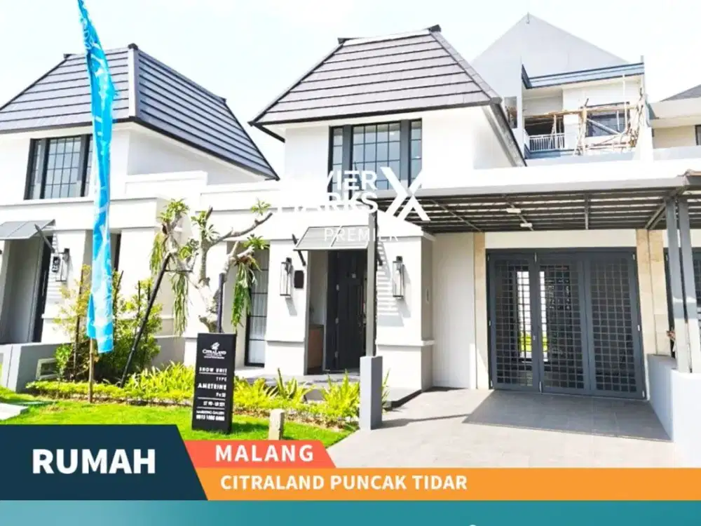 Dijual Rumah Baru di Citraland Puncak Tidar Malang Modern Area Elit