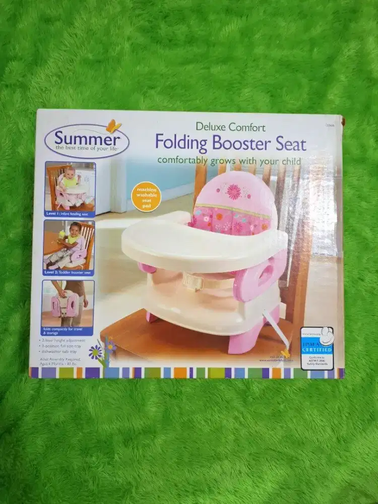 Summer Deluxe Comfort Folding Booster Seat / Kursi Makan Lipat bayi