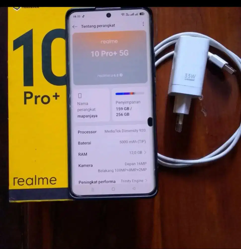 Realme 10 Pro+ plus Fullset 5G Ram 12/256