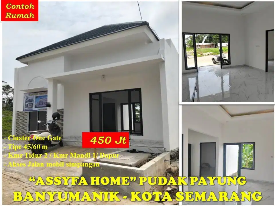 Rumah Baru Cluster di Pudak Payung Banyumanik Kota Semarang