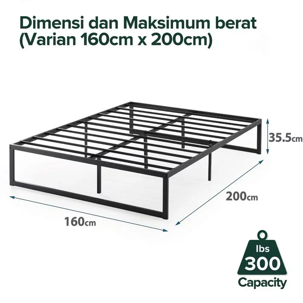 Preloved Dipan Zinus Abel Stylish 160x200 cm