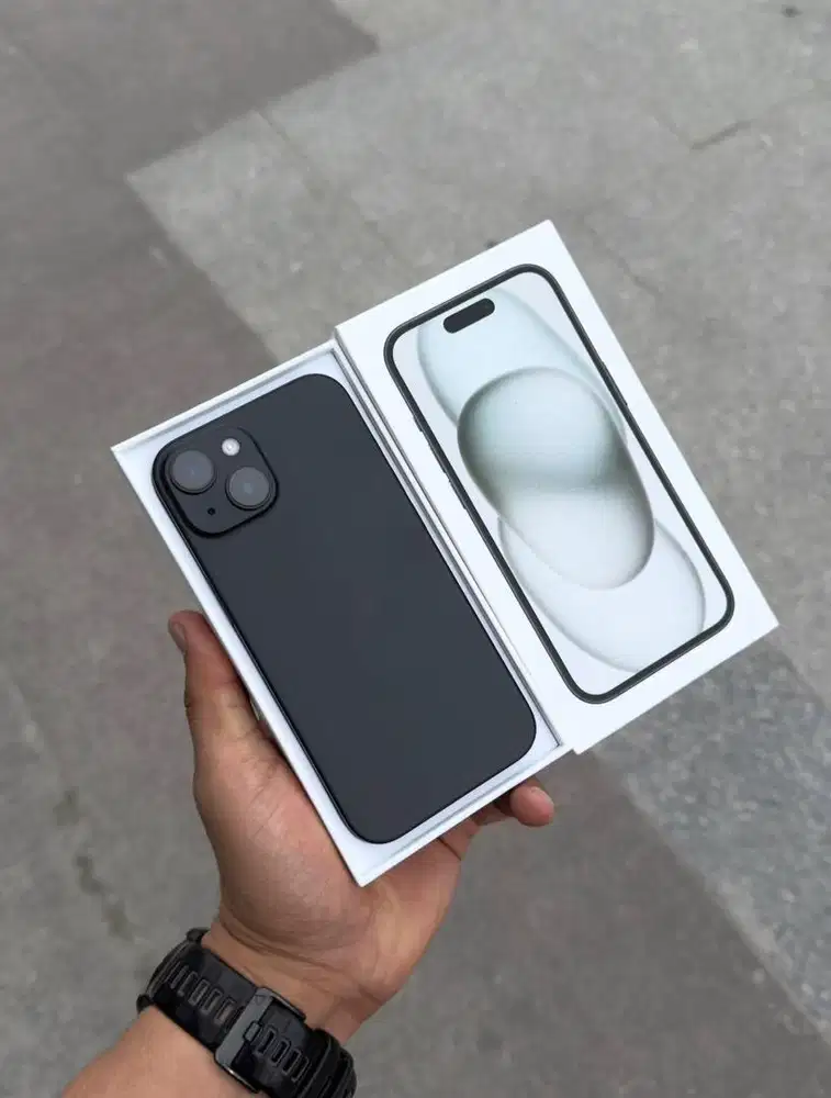 cicilan 0% bunga 0 dp iphone 15 256gb new garansi resmi ibox 12 bulan