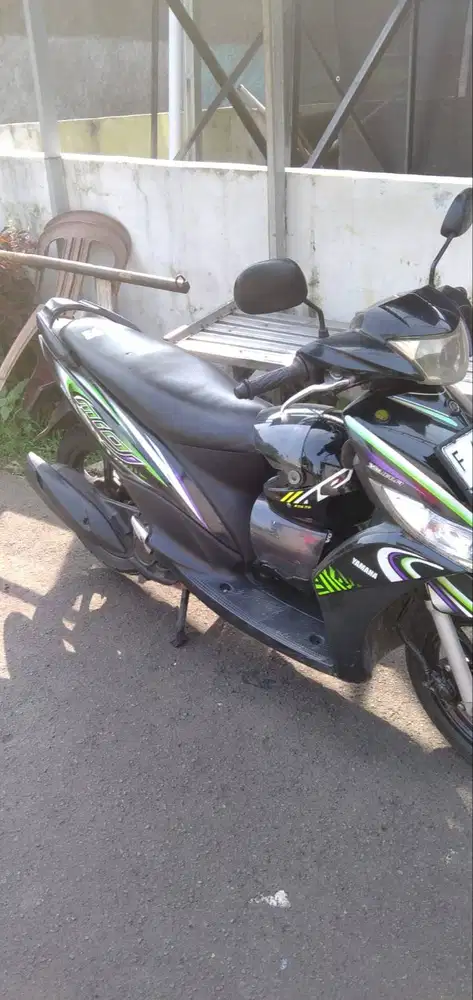 Mio J 2014 Injeksi Hitam Metalik Plat F Cibinong