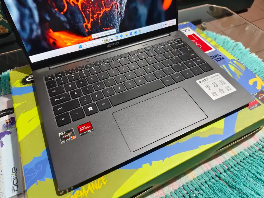 laptop axioo hype 5 X6 ryzen 5 6600H 16/512 fhd ips garansi pjg